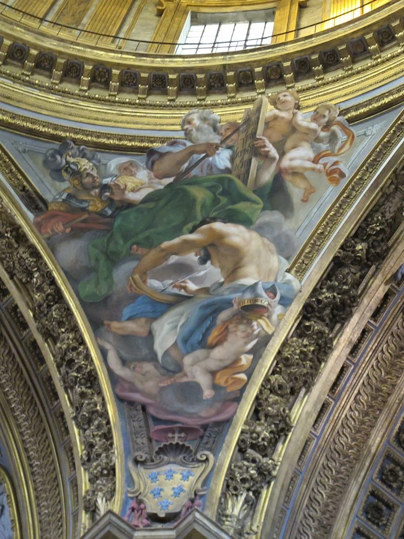 Mosè - Pennacchio del duomo del Gesù, Roma